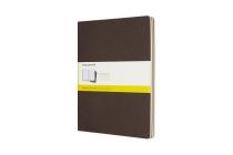 Moleskine Cahier Journal, Extra Large, Square, Coffee Brown (7.5 x 10) By Moleskine Cover Image