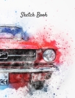 Sketch Book: Mustang Watercolor Themed Personalized Artist Sketchbook For Drawing and Creative Doodling Cover Image