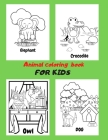 Animal coloring book for kids By Piotr Sornat Cover Image