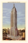 Vintage Journal Empire State Building, New York City By Found Image Press (Producer) Cover Image
