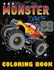 Monster Truck Coloring Book: Big Coloring Book for Boys and Girls By Blue Wave Press Cover Image