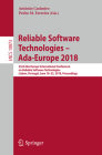 Reliable Software Technologies - Ada-Europe 2018: 23rd Ada-Europe International Conference on Reliable Software Technologies, Lisbon, Portugal, June 1 Cover Image