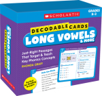 Decodable Cards: Long Vowels & More: Just-Right Passages That Target & Teach Key Phonics Concepts By Rhonda Graff Cover Image