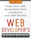 Web Developer's Cookbook By Robin Nixon Cover Image