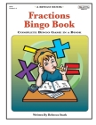 Fractions Bingo Book: Complete Bingo Game In A Book Cover Image