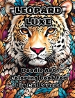 Leopard Luxe: Doodle Art Coloring Book for Big Cat Lovers By Colorzen Cover Image