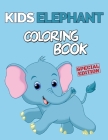 Kids Elephant Coloring Book: 152 Unique Single-Sided Coloring Pages, Inspire Mindfulness and Creativity, Fun Cute and Stress Relieving, Large 8.5x1 Cover Image