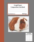 Graph Composition Notebook 5 Squares per inch 5x5 Quad Ruled 5 to 1 100 Sheets: Cute Funny Guinea Pig Gift Notepad / Grid Squared Paper Back To School By Animal Journal Press Cover Image