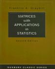 Matrices with Applications in Statistics (Duxbury Classic) Cover Image
