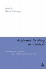 Academic Writing in Context: Implications and Applications By Martin Hewings (Editor) Cover Image