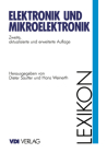 Lexikon Elektronik Und Mikroelektronik (VDI-Buch) By Dieter Sautter (Editor), Hans Weinerth (Editor) Cover Image