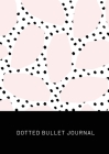 Pink Spots with Black Polka Dots - Dotted Bullet Journal: Medium A5 - 5.83X8.27 By Blank Classic Cover Image
