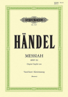 Messiah Hwv 56 (Vocal Score): Oratorio for Satb Soli, Choir and Orchestra (Original English Text), Urtext (Edition Peters) By George Frideric Handel (Composer), Donald Burrows (Composer) Cover Image