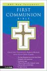 First Communion Bible-GNV-Compact [With Gold Cross Charm on Ribbon Marker] Cover Image