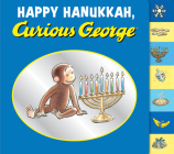 Happy Hanukkah, Curious George Tabbed Board Book: A Hanukkah Holiday Book for Kids Cover Image