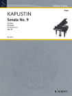 Sonata No. 9 Op. 78: Piano By Nikolai Kapustin (Composer) Cover Image
