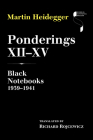 Ponderings XII-XV: Black Notebooks 1939-1941 (Studies in Continental Thought) By Martin Heidegger, Richard Rojcewicz (Translator) Cover Image