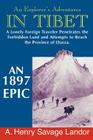 An Explorer's Adventures in Tibet: A 1987 Epic Cover Image