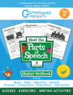 The Parts of Speech Workbook, Grade 2 Cover Image