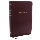 KJV, Reference Bible, Giant Print, Leather-Look, Burgundy, Red Letter Edition Cover Image