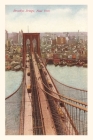 Vintage Journal Brooklyn Bridge, New York City By Found Image Press (Producer) Cover Image