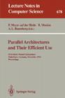 Parallel Architectures and Their Efficient Use: First Heinz Nixdorf Symposium, Paderborn, Germany, November 11-13, 1992. Proceedings (Lecture Notes in Computer Science #678) Cover Image