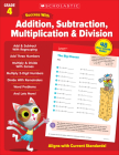 Scholastic Success with Addition, Subtraction, Multiplication & Division Grade 4 Workbook By Scholastic Teaching Resources Cover Image