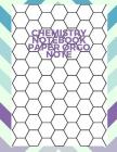 Chemistry Notebook Paper, Orgo Note: Organic Chemistry Drawing, Hexagonal Graph, Hexagon Graph Paper Notebook Cover Image