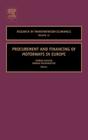Procurement and Financing of Motorways in Europe: Volume 15 (Research in Transportation Economics #15) Cover Image