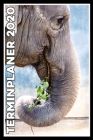 Terminplaner 2020: Jahresplaner von September 2019 bis Dezember 2020 mit Elefant - Planer mit 174 Seiten in weiß im Format A5 mit glänzen By Elefanten Kalender Cover Image
