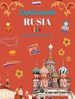 Explorando Rusia - Libro cultural para colorear - Diseños creativos de símbolos rusos: Iconos de la cultura rusa se mezclan en un increíble libro para Cover Image