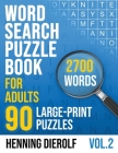 Word Search Book for Adults: 90 Large-Print English Puzzles By Henning Dierolf Cover Image