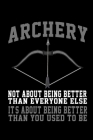 Funny Archery Notebook Cover Image