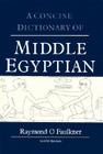 A Concise Dictionary of Middle Egyptian (Egyptology: Griffith Institute) By Ro Faulkner Cover Image