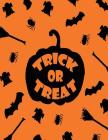 Trick or treat: Trick or treat cover and Dot Graph Line Sketch pages, Extra large (8.5 x 11) inches, 110 pages, White paper, Sketch, D By C. Cher Cover Image