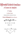 Differential Calculus on Normed Spaces: A Course in Analysis Cover Image