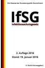 Infektionsschutzgesetz - IfSG, 2. Auflage 2018 Cover Image
