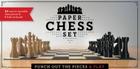 Paper Chess Set: Punch Out the Pieces and Play Cover Image