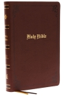 Kjv, Large Print Center-Column Reference Bible, Bonded Leather, Brown, Red Letter, Comfort Print: Holy Bible, King James Version By Thomas Nelson Cover Image