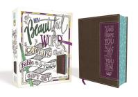 Niv, Beautiful Word Coloring Bible and 8-Pencil Gift Set, Leathersoft, Brown: Hundreds of Verses to Color Cover Image