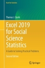 Excel 2019 for Social Science Statistics: A Guide to Solving Practical Problems (Excel for Statistics) Cover Image