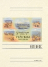 Vintage Lined Notebook Pastel Beach Scenes, Greetings from Ventura, California By Found Image Press (Producer) Cover Image