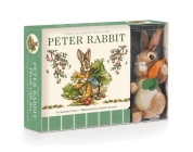 The Peter Rabbit Plush Gift Set: Includes the Classic Edition Board Book + Plush Stuffed Animal Toy Rabbit Gift Set By Beatrix Potter, Charles Santore (Illustrator) Cover Image