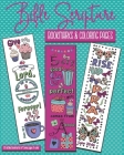 Bible Scripture Bookmarks & Coloring Pages: 30 Detailed bookmarks and 7 bonus pages to color. Features inspirational and positive Bible verses. By J. and I. Books Cover Image
