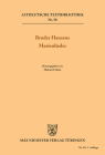 Bruder Hansens Marienlieder (Altdeutsche Textbibliothek #58) By Michael S. Batts (Editor) Cover Image