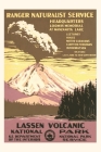 Vintage Journal Lassen Volcanic National Park Travel Poster By Found Image Press (Producer) Cover Image