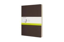 Moleskine Cahier Journal, Extra Large, Plain, Coffee Brown (7.5 x 10) Cover Image