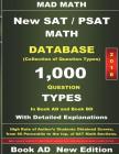 2018 New SAT / PSAT Math Database Book AD: Collection of 1,000 Question Types By John Su Cover Image