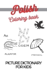 Learn Polish Coloring Book Picture Dictionary For Children Cover Image