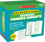 Decodable Cards: Advanced Phonics Concepts: Just-Right Passages That Target & Teach Key Phonics Concepts By Rhonda Graff Cover Image